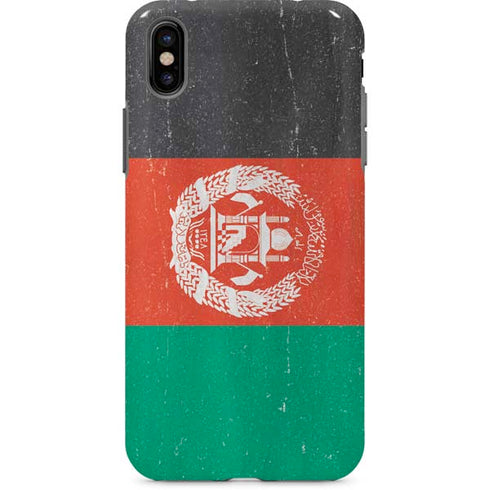Afghanistan Flag Distressed iPhone X Pro Case